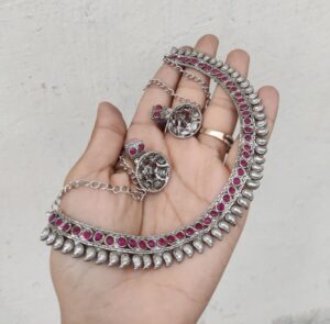Pink oxidised set