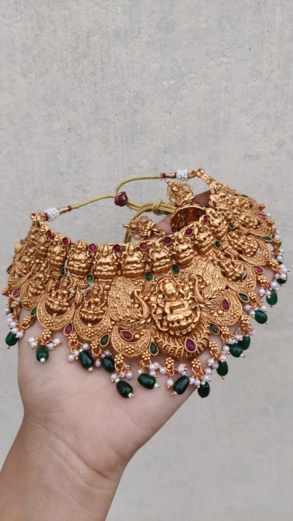 Bridal lakshmi choker set