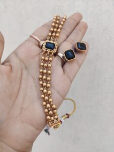 Black Golden choker set