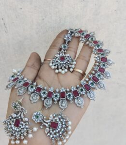 Pink oxidised set