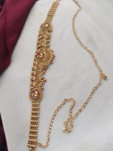 Peacock mango hip belt 2