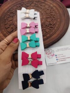 Bow hair pins