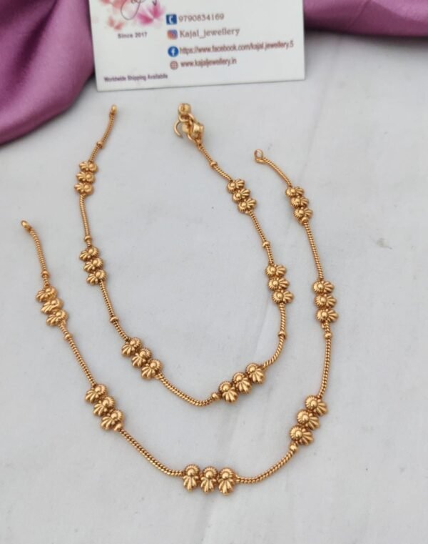 Golden anklets