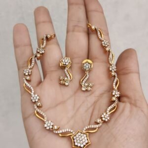 White Cz set