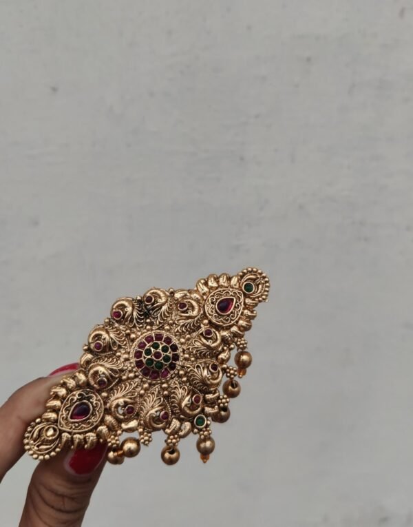 Round hair clip set