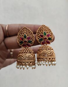 Mango design earrings Jhumri