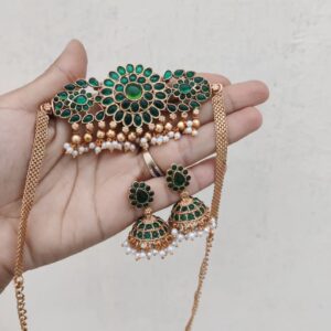 Green kemp choker set