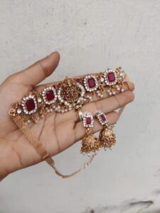 Pink choker set