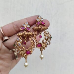 Ruby earrings