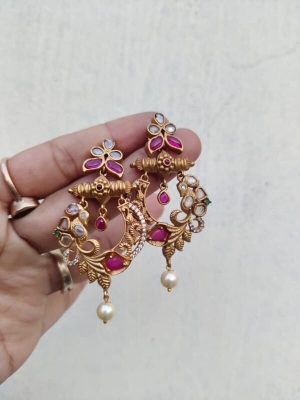 Ruby earrings