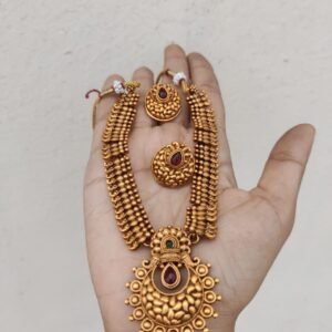 Copper necklace set