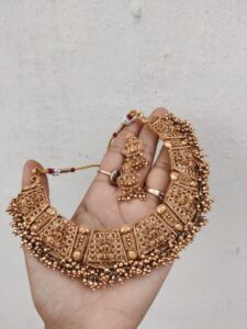 Golden guttapusulu necklace premium