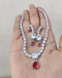 Ad necklace rose