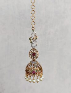 Premium gold bridal JhumkA