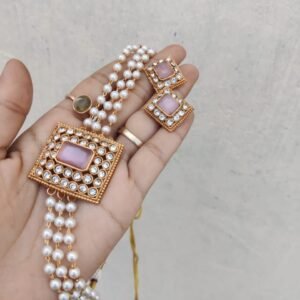 Baby pink set pearl