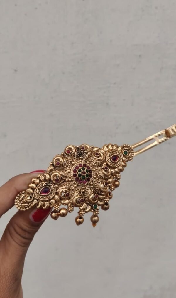 Round hair clip set