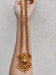 Peacock matte harram set