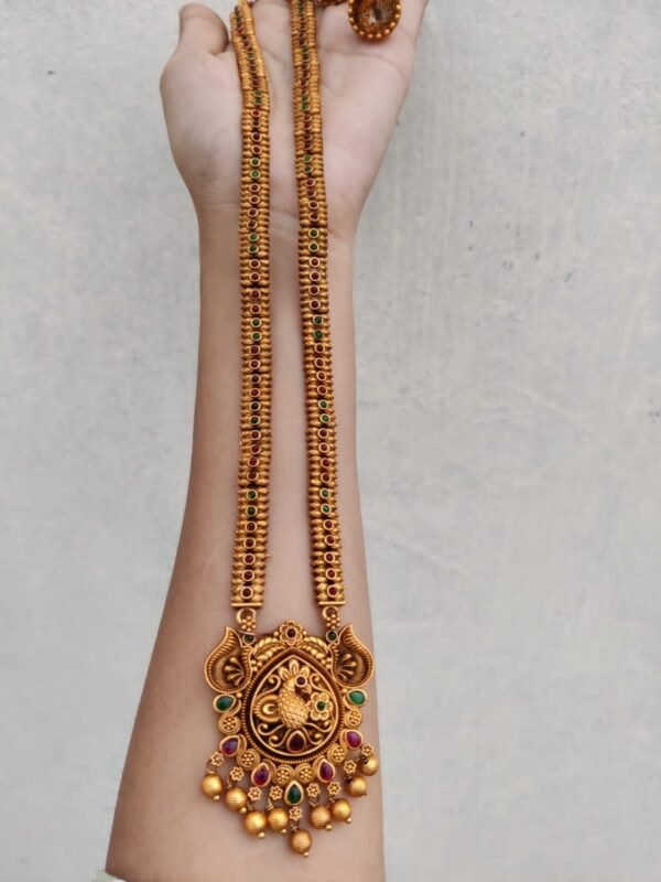 Peacock matte harram set