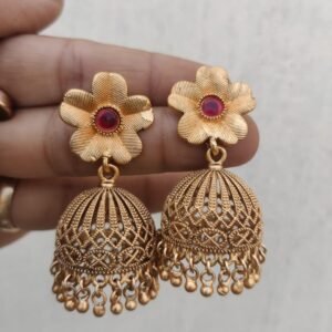 Flower jhumki