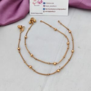 Golden ball anklet 2
