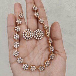 American diamond necklace