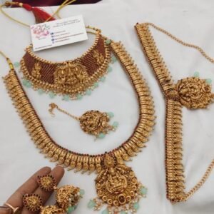 Turquoise semi bridal set