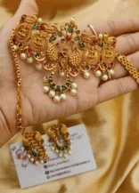 High necklace radha krishna
