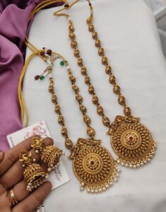 Round semi bridal combo set