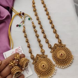Round semi bridal combo set