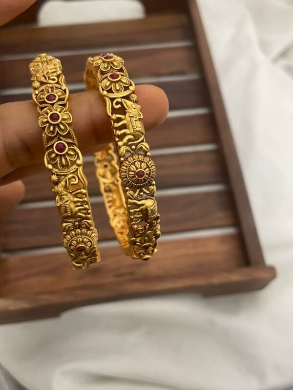 Elephant bangles set of 2