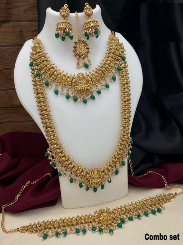 49d0f395-814f-4589-80c6-644394b18564 Temple Lakshmi Nagas green beads