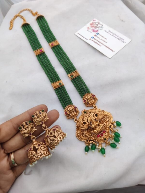 Green Lakshmi temple set