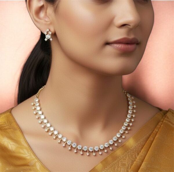 Ad simple and elegant stone set