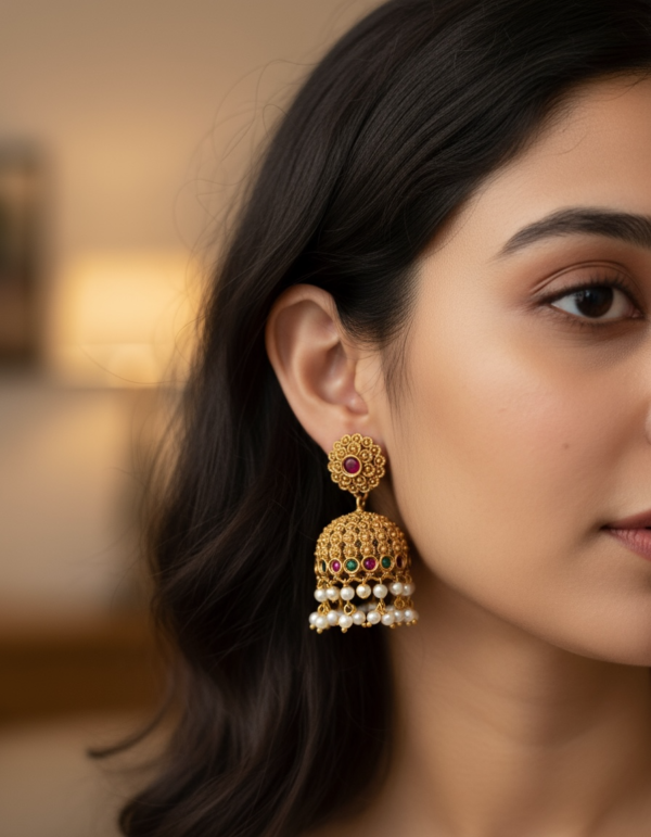 Round design jhumki premium