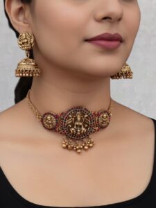Lakshmi temple choker