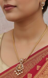 Ganesh with Balaji choker set