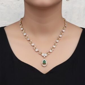 Cz simple elegant necklace