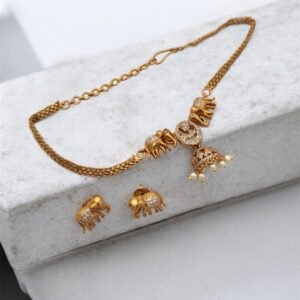 Elephant cz choker set