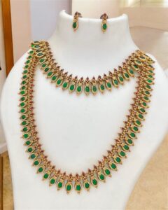 Palakka semi bridal combo set