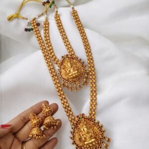 Lakshmi layer Temple jewellery golden set