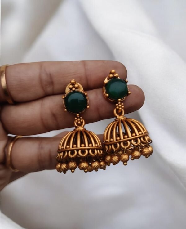 Green jhumki mini