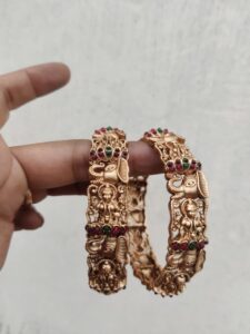 Elephant Lakshmi bangles set of 2