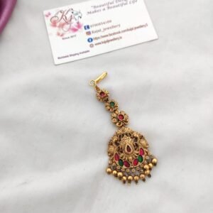 Golden beads nethi  set