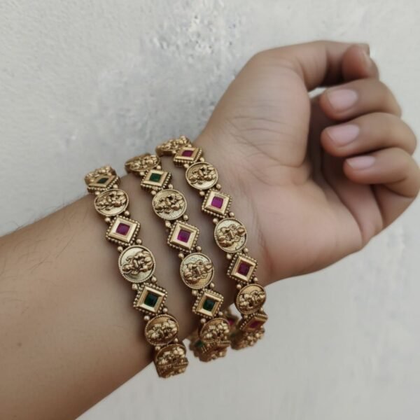Temple  bangles set of 4