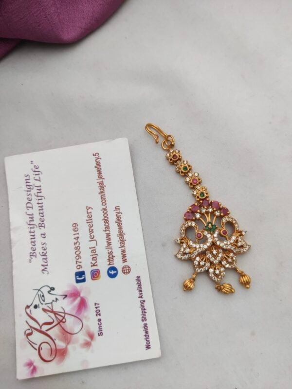 Gold cz  nethi chutti 3