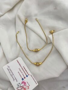 Golden anklets