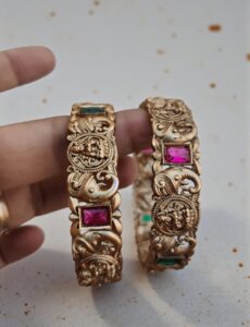 Elephant Lakshmi bangles set of 2