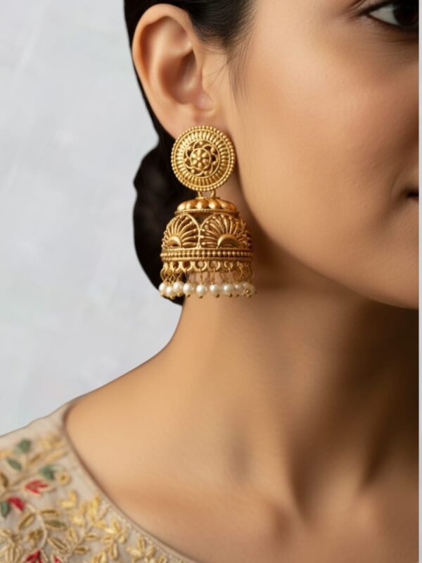 Golden jhumki
