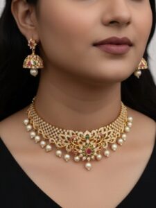 Golden choker ad set