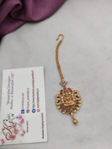 Gold cz temple nethi chutti 2